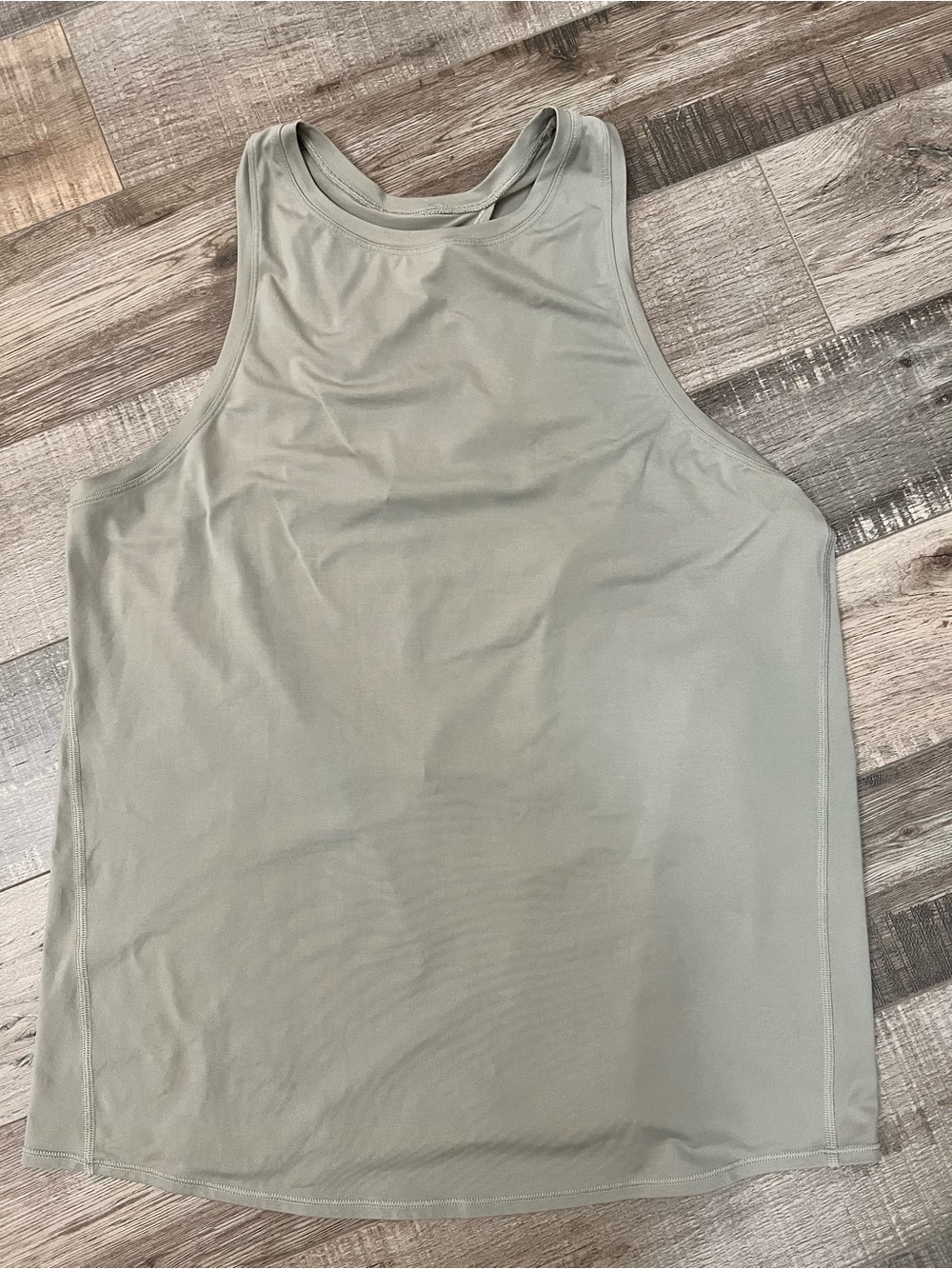 lululemon athletica High-Neck open back Performance Tank Top - Sage green